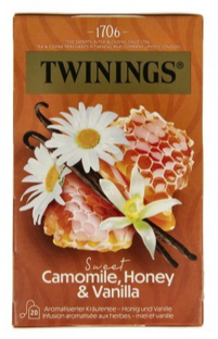 Twinings Camomile, Honey & Vanilla Thee 20ZK Twinings Camomile, Honey & Vanilla Thee 20ZK