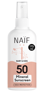 Naif Baby&Kids Mineral Sunscreen Spray SPF50 175ML Naif Baby&Kids Mineral Sunscreen Spray SPF50 175ML