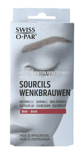 Swiss O Par Swiss O-Par Professionele Verfset Wenkbrauwen Bruin 1ST Swiss O Par Swiss O-Par Professionele Verfset Wenkbrauwen Bruin 1ST