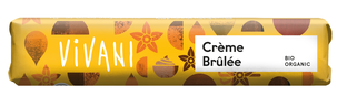 Vivani Chocoladereep Creme Brulee 40GR Vivani Chocoladereep Creme Brulee 40GR