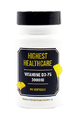 Highest Healthcare Vitamine D3-75 3000IU Softgels 90CP