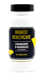 Highest Healthcare Cranberry D-Mannose Tabletten 90TB Highest Healthcare Cranberry D-Mannose Tabletten 90TB