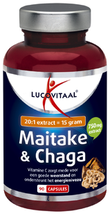 Lucovitaal Maitake & Chaga Capsules 90CP Lucovitaal Maitake & Chaga Capsules 90CP