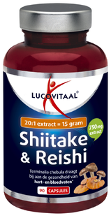 Lucovitaal Shiitake & Reishi Capsules 90CP Lucovitaal Shiitake & Reishi Capsules 90CP