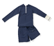 Tenue Soleil UV Set Blauw 10-12 jaar 1ST Achterkant uv set Tenue Soleil UV Set Blauw 10-12 jaar 1ST Achterkant uv set