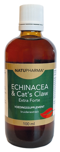 Natupharma Echinacea & Cat's Claw Extra Forte Druppels 100ML
