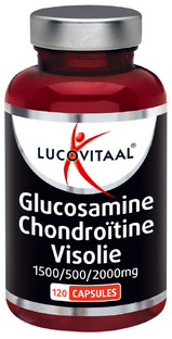 Lucovitaal Glucosamine Chondroïtine Visolie 1500/500/200mg Capsules 120CP