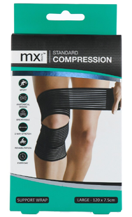 MX Health Elastic Wrap Knee 1ST  MX Health Elastic Wrap Knee 1ST