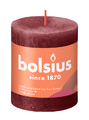 Bolsius Rustieke Stompkaars Velvet Red 80/68 1ST