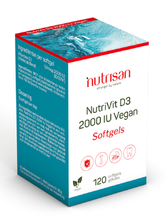 Nutrisan NutriVit D3 2000IU Vegan Softgels 120SG
