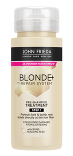 De Online Drogist John Frieda Blonde+ Repair System Pre-Shampoo Treatment 100ML aanbieding