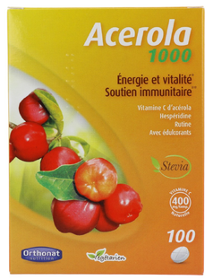 Orthonat Acerola 1000 Vitamine C Tabletten 100TB Orthonat Acerola 1000 Vitamine C Tabletten 100TB