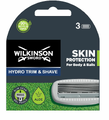 Wilkinson Hydro Trim & Shave Skin Body & Balls Mesjes 3ST