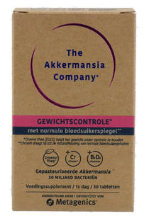 Metagenics Akkermansia Gewichtscontrole 30TB Metagenics Akkermansia Gewichtscontrole 30TB