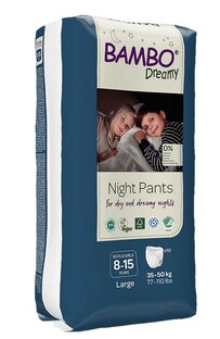 Bambo Nature Bambo Dreamy Night Pants 8-15 jaar 10ST Bambo Nature Bambo Dreamy Night Pants 8-15 jaar 10ST