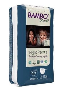 Bambo Nature Bambo Dreamy Night Pants 4-7 jaar 10ST Bambo Nature Bambo Dreamy Night Pants 4-7 jaar 10ST
