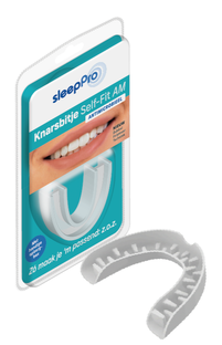 SleepPro Knarsbitje Self-Fit AM (anti-microbieel) 1ST SleepPro Knarsbitje Self-Fit AM (anti-microbieel) 1ST