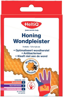 HeltiQ Honing Wondpleister 5ST HeltiQ Honing Wondpleister 5ST