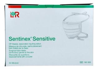 Lohmann & Rauscher Sentinex Sensitive Surgical Face Mask 50ST Lohmann & Rauscher Sentinex Sensitive Surgical Face Mask 50ST