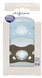 Difrax Fopspeen Natural Siliconen 0-6 Maanden Ice/Clay 2ST 76396