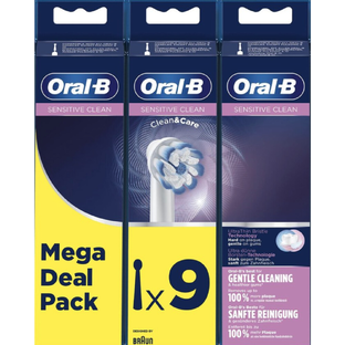 De Online Drogist Oral-B Sensitive Clean & Care Opzetborstels 9ST aanbieding