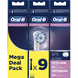 Oral-B Sensitive Clean & Care Opzetborstels 9ST Oral-B Sensitive Clean & Care Opzetborstels 9ST