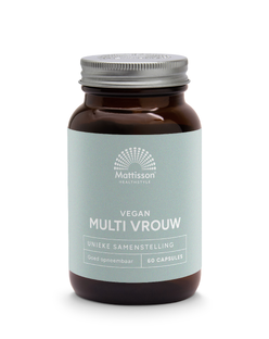 Mattisson HealthStyle Vegan Multi Vrouw Capsules 60CP 