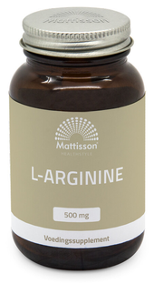 Mattisson HealthStyle L-Arginine 500mg Capsules 90CP Mattisson HealthStyle L-Arginine 500mg Capsules 90CP