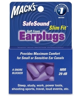Macks Safesound Slim Fit Earplugs 10PR Macks Safesound Slim Fit Earplugs 10PR