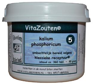 Vita Reform Van der Snoek Vitazouten Nr. 5 Kalium Phosphoricum 360TB
