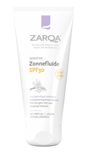 Zarqa Sensitive Zonnefluïde SPF30 50ML Zarqa Sensitive Zonnefluïde SPF30 50ML