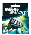 Gillette Mach3 Scheermesjes 4ST