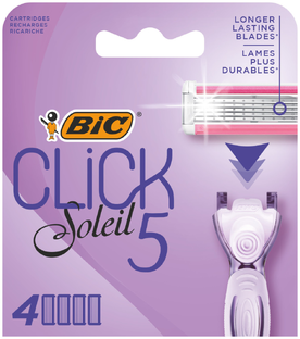 Bic Click Soleil 5 - Scheermesjes 4ST Bic Click Soleil 5 - Scheermesjes 4ST