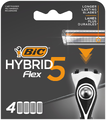 Bic Hybrid Flex 5 - Scheermesjes 4ST Bic Hybrid Flex 5 - Scheermesjes 4ST