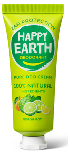 Happy Earth 100% Natural Deo Cream Bergamot 40ML Happy Earth 100% Natural Deo Cream Bergamot 40ML