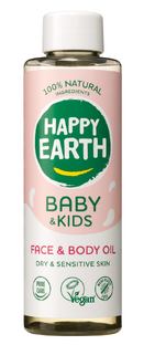 Happy Earth 100% Natural Baby & Kids Face & Body Oil 150ML 