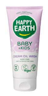 Happy Earth 100% Natural Baby & Kids Cream Oil Wash 200ML Happy Earth 100% Natural Baby & Kids Cream Oil Wash 200ML