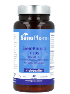 Sanopharm SanoBiotica Plus Bio-Actief Capsules 30CP Sanopharm SanoBiotica Plus Bio-Actief Capsules 30CP