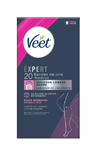 Veet Expert Koude Waxstrips Benen & Lichaam Normale Huid 20ST Veet Expert Koude Waxstrips Benen & Lichaam Normale Huid 20ST