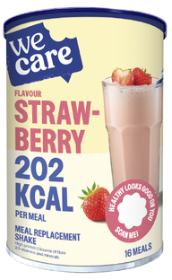 WeCare Strawberry Meal Replacement Shake 436GR WeCare Strawberry Meal Replacement Shake 436GR