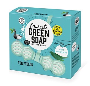 Marcels Green Soap Toiletblok Munt & Eucalyptus 1ST  Marcels Green Soap Toiletblok Munt & Eucalyptus 1ST