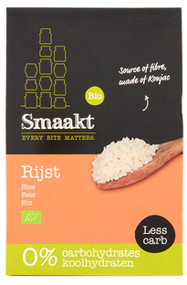 Smaakt Rijst 0% Koolhydraten Bio 270GR Smaakt Rijst 0% Koolhydraten Bio 270GR