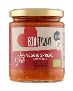 BioToday Veggie Spread Tomato-Basil 235GR BioToday Veggie Spread Tomato-Basil 235GR