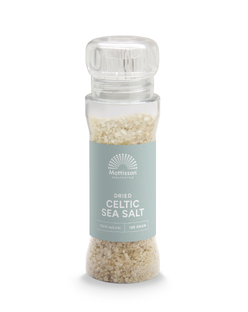 Mattisson HealthStyle Keltisch Zeezout Gedroogd Molen 125GR  Mattisson HealthStyle Keltisch Zeezout Gedroogd Molen 125GR