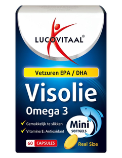 Lucovitaal Visolie Omega 3 Mini Softgels 60SG Lucovitaal Visolie Omega 3 Mini Softgels 60SG