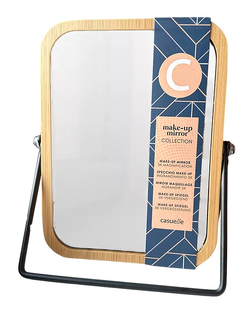 Treffina Bamboe Make-up spiegel 3x Vergroot 1ST Treffina Bamboe Make-up spiegel 3x Vergroot 1ST