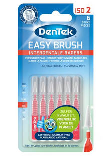DenTek Easy Brush Interdentale Ragers ISO 2 6ST DenTek Easy Brush Interdentale Ragers ISO 2 6ST