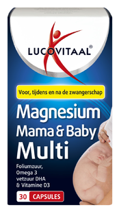 Lucovitaal Magnesium Mama & Baby Multi Capsules 30CP  Lucovitaal Magnesium Mama & Baby Multi Capsules 30CP