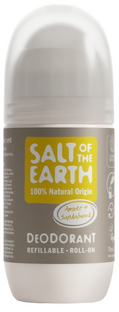 Salt Of The Earth Amber + Sandalwood Deodorant Refillable Roll-On 75ML Salt Of The Earth Amber + Sandalwood Deodorant Refillable Roll-On 75ML
