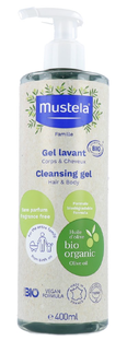 Mustela Bio Wasgel Hair & Body 400ML Mustela Bio Wasgel Hair & Body 400ML